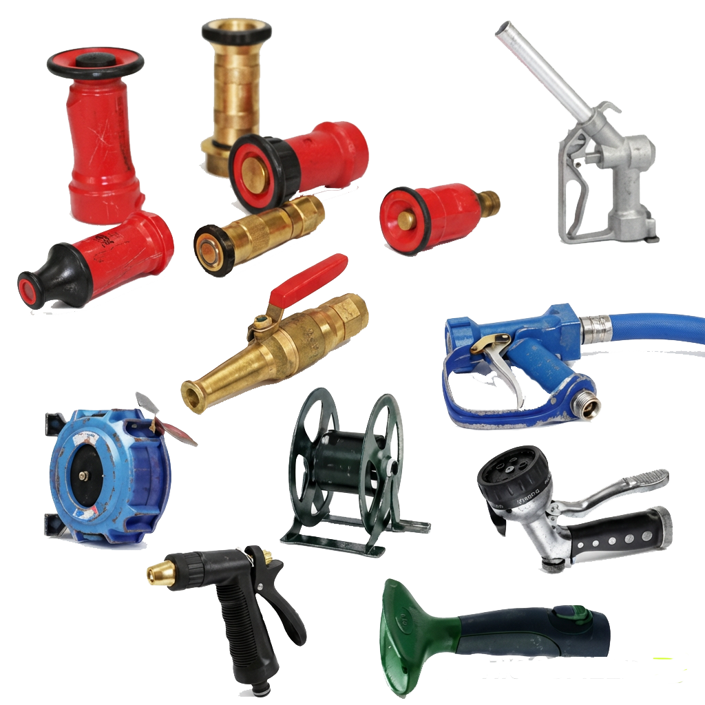 Nozzles, guns & hose reels