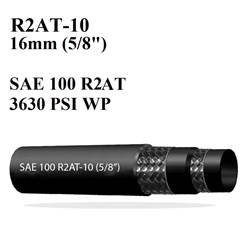 CUSTOMISED HYDRAULIC HOSE ASSEMBLY - R2AT-10 (5/8") BSP - JIC COMBINATIONS