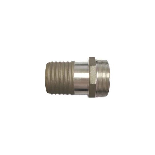 ALUMINIUM CRIMP CAMLOCK ADAPTOR - BSPT Male x Anti-static