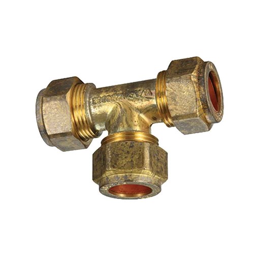 DR PLUMBERS COMP UNION TEE Copper Ferrule