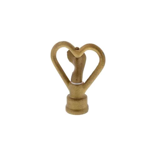 BRASS BUTTERFLY SPRINKLER - single brass spinner, BSP Female