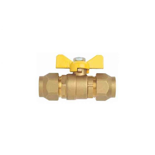 BRASS BALL VALVE - AGA, Flared