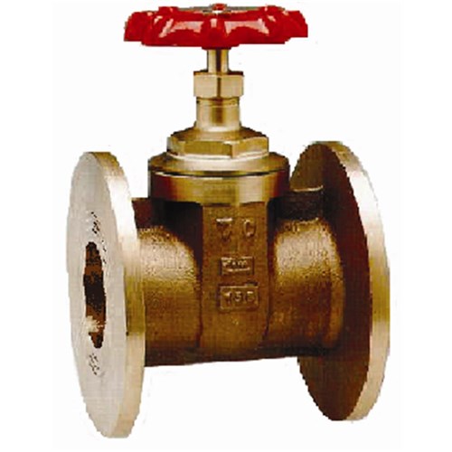 BRONZE GATE VALVE - Hand Wheel WATERMARK x Flanged Table D