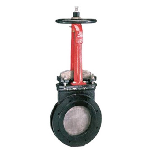 CAST IRON KNIFEGATE VALVE - Resilient Seat x Table E