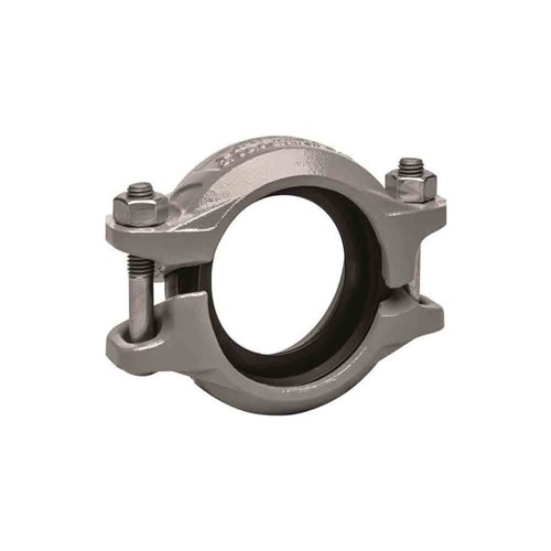 GALVANISED PIPE CLAMP - Grooved - Flexible Style 75, EPDM seal