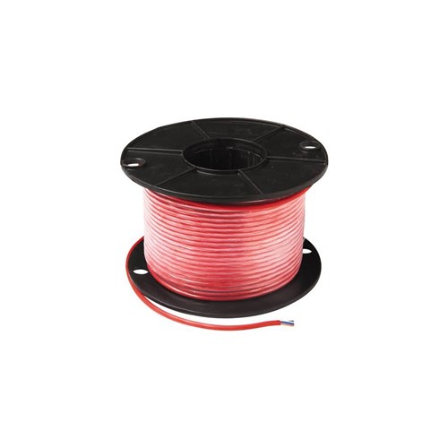 MULTICORE SOLENOID CABLE - 0.5 mm x 7 Core, Red PVC outer sheath, for 24 VAC