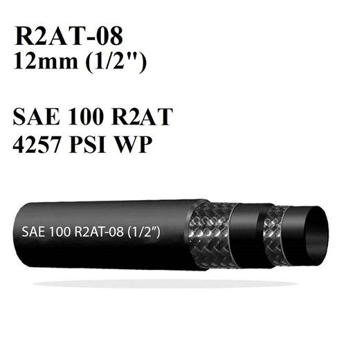 CUSTOMISED HYDRAULIC HOSE ASSEMBLY - R2AT-08 (1/2