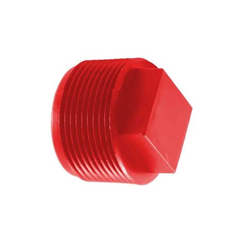 PLASTIC THREADED PLUG - BSP Male with square head