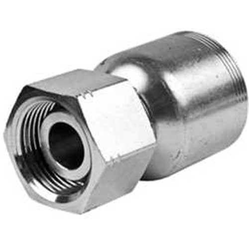 HYDRAULIC HOSE CRIMP COUPLING - METRIC x Light Female Swivel