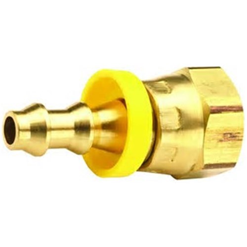 PUSH-ON BARBED HOSE FITTING - BSPP Female Swivel