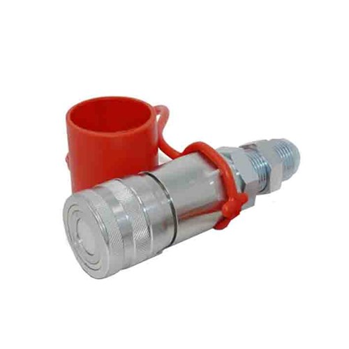 HYDRAULIC COUPLER FLAT FACE BULKHEAD ADAPTOR