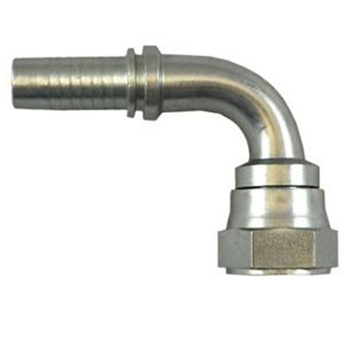 SS SWAGE 90S ELBOW - BSPP Female Swivel