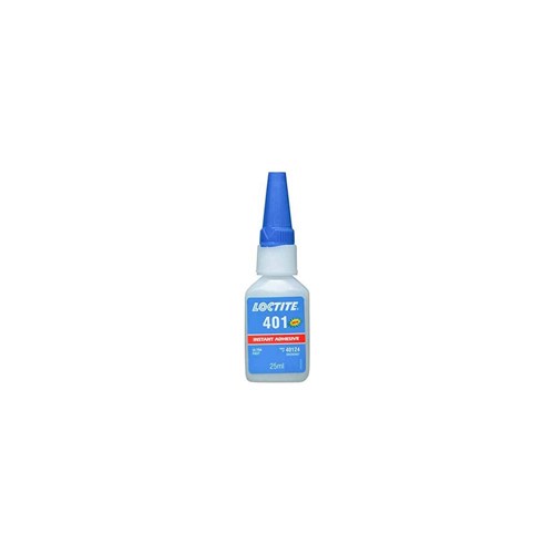LOCTITE 401 Instant Adhesive for general purpose is designed for the assembly of difficult to-bond materials which require uniform stress distribution and strong tension and/or shear strength.