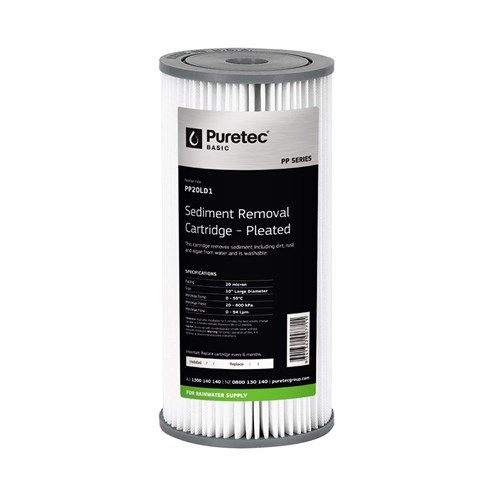 PURETEC - PLEATED WATER FILTER CARTIDGE