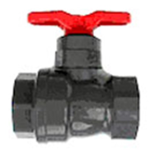 ABS BALL VALVE x T-Handle, BSP female, PTFE seals