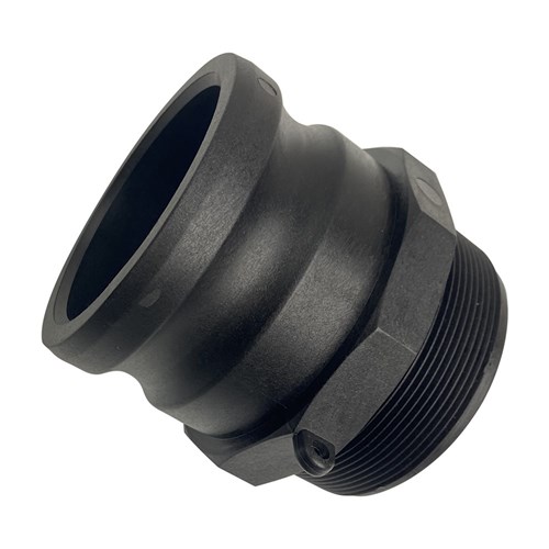 POLYPROPYLENE CAMLOCK ADAPTOR - TYPE F x BSPT Male