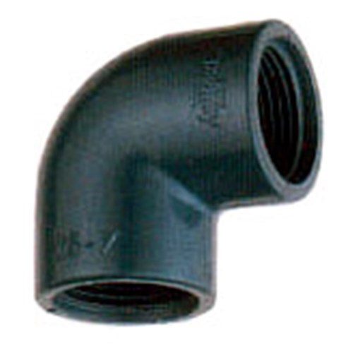 POLYPROPYLENE 90 FEMALE ELBOW - BSPT