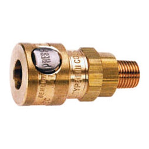 BRASS QUICK COUPLER SOCKET - JAMEC Series 330 to BSPT male