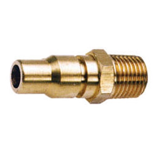 BRASS QUICK COUPLER PLUG - JAMEC Series 330 to BSPT male