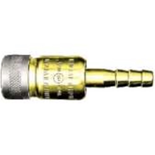 BRASS QUICK COUPLER SOCKET - NITTO Mini Gas to Hosetail