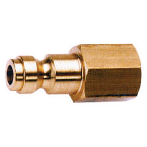 BRASS QUICK COUPLER PLUG - RYCO Series 200 to BSPP female