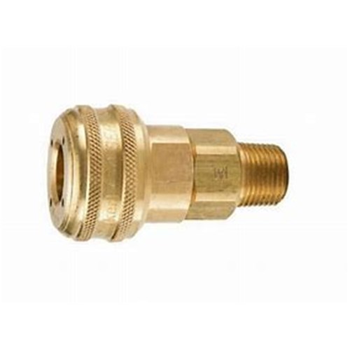 STEEL PLATED AIRBRAKE COUPLER BODY - Non-sealing x NPT male