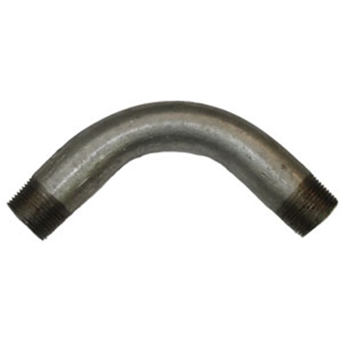 GALVANISED STEEL 90 BEND - BSPT male x BSPT male