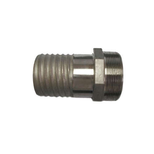 316 STAINLESS STEEL CRIMP CAMLOCK ADAPTOR - BSPT Male