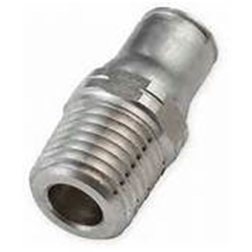 316 STAINLESS STEEL PUSH-IN TUBE CONNECTOR - Imperial x BSPT male thread