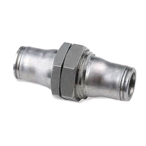 316 STAINLESS STEEL PUSH-IN TUBE UNION BULKHEAD - Imperial