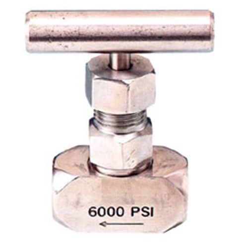 STAINLESS STEEL 316 NEEDLE VALVE x High Pressure, T Handle x BSP Female